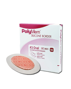PolyMem Silikon Oval 5x7,6cm (2,5x5cm) 10/pk